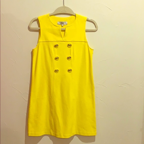 Size small Yellow Tibi dress in EUC. Side zipper. - Picture 1 of 5